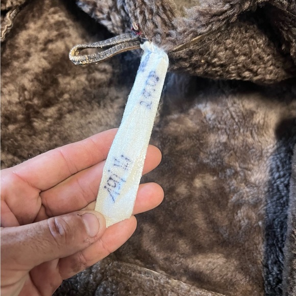 Vintage 70’s Brown Sheepskin Shearling Women’s Size 16 Coat Made in England - Picture 7 of 10